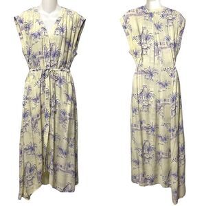 ALLSAINTS Tate Tajpur Zebra Giraffe Safari Midi Dress 8